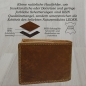 Preview: Stabile robuste Herren Voll Leder Geldbörse mit RFID Schutz LKW/ Truck Prägung